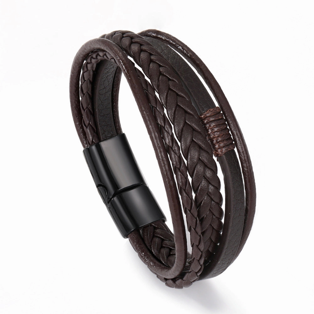 Wholesale Vintage Men's Leather Bracelet