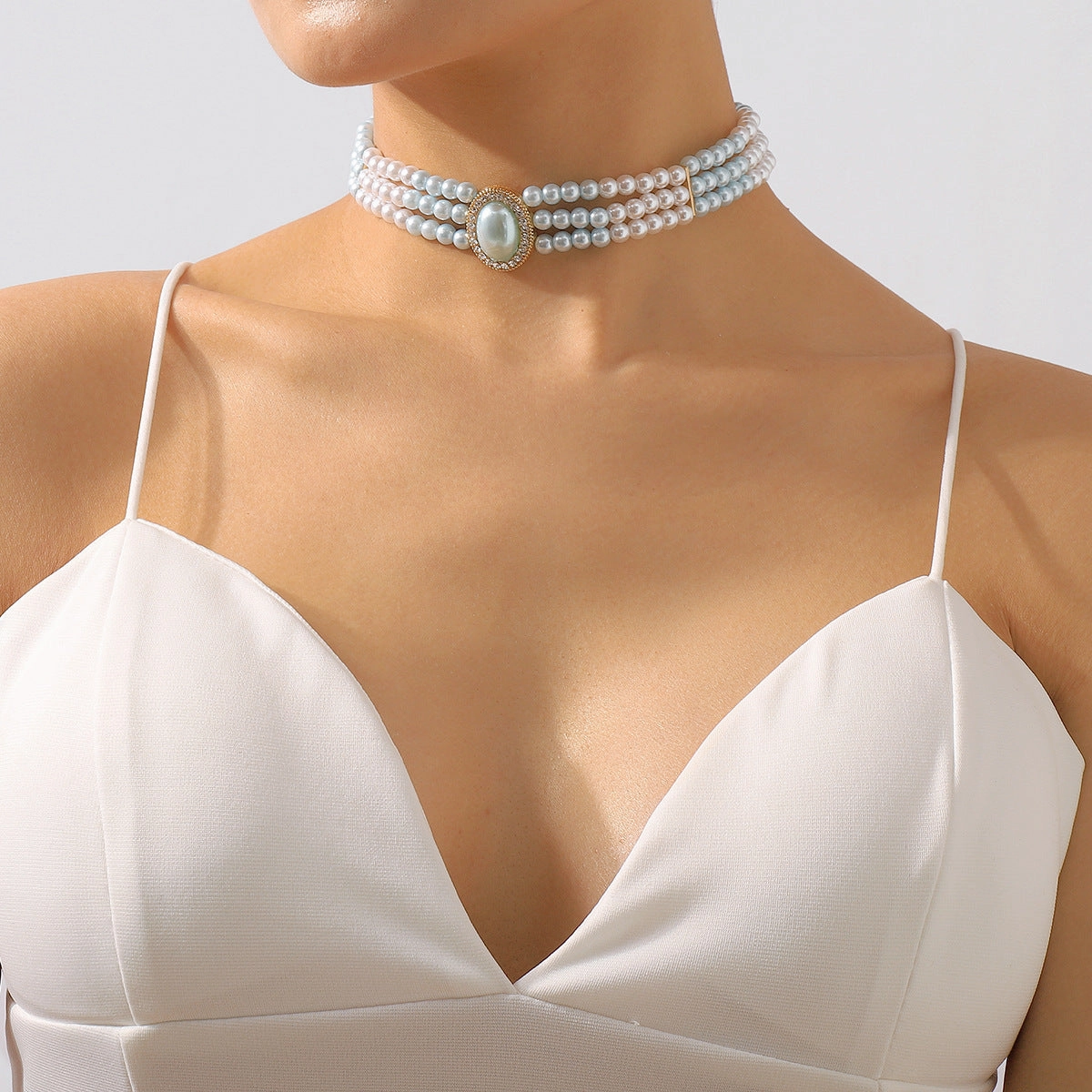 Wholesale Vintage Multi-layer Pearl Necklace