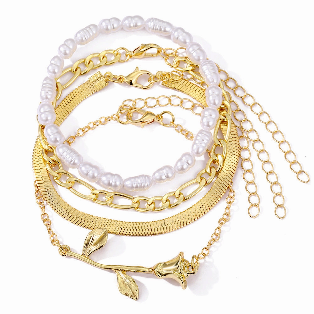 Wholesale Vintage Multi-layered Bracelet Set