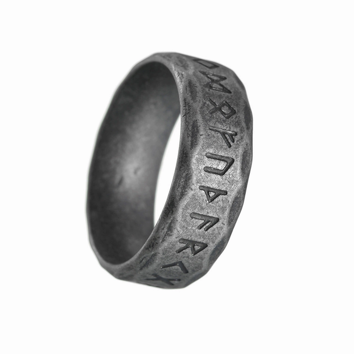 Wholesale Vintage Nordic Viking Rune Titanium Steel Ring