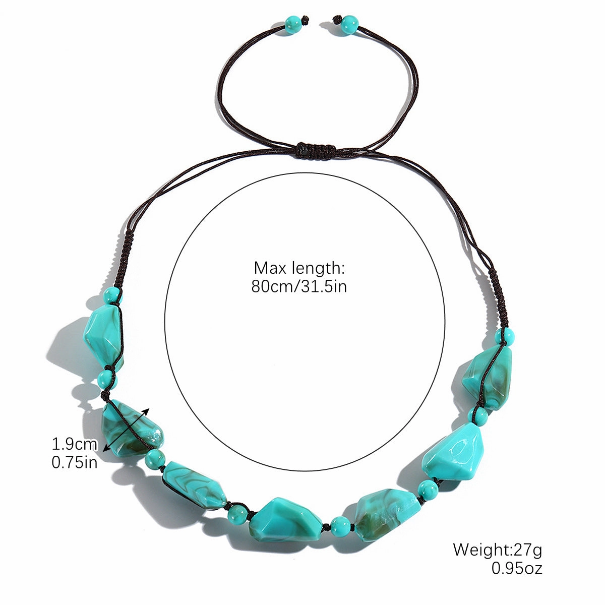 Wholesale Vintage Pearl Turquoise Handmade Beaded Necklace