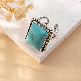 Wholesale Vintage Personalized Turquoise Ring