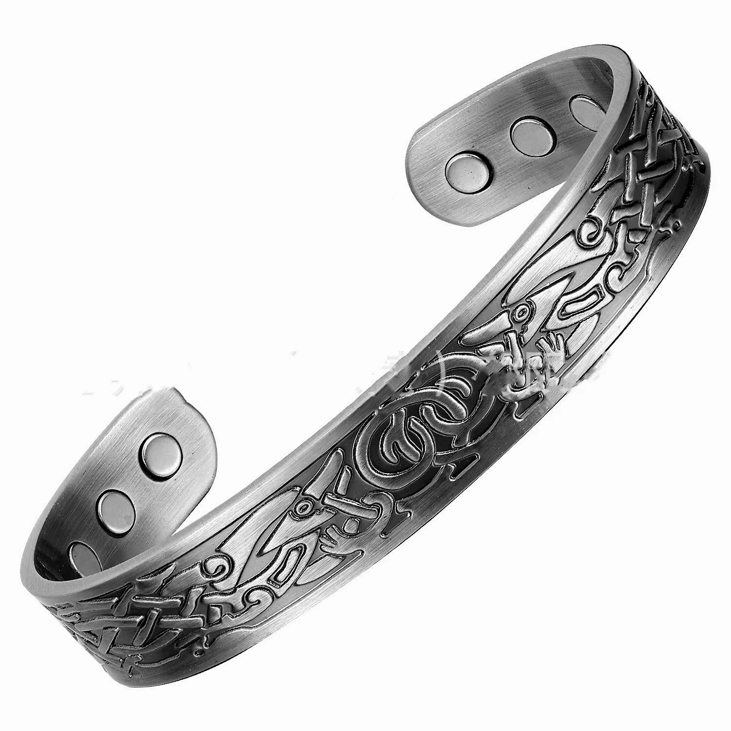 Wholesale Vintage Red Copper Magnet Simple Bracelet