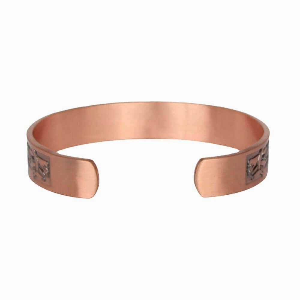 Wholesale Vintage Red Copper Magnet Simple Bracelet