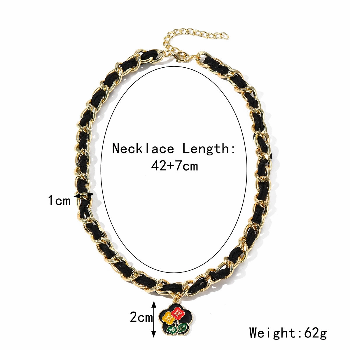 Wholesale Vintage Rose Pendant French Necklace