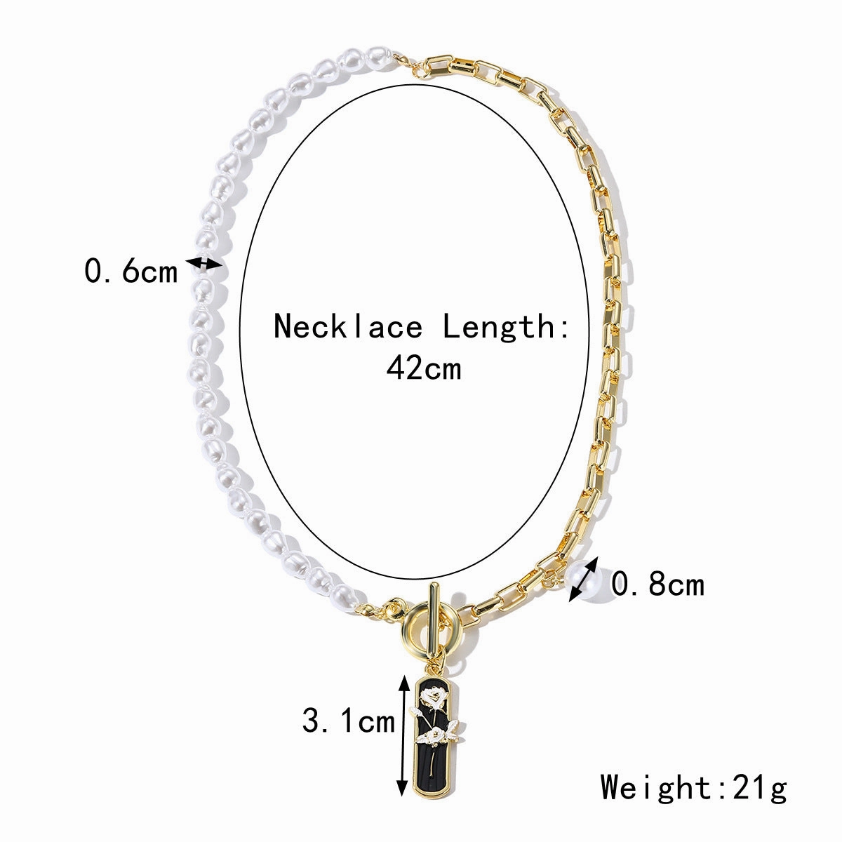 Wholesale Vintage Rose Pendant French Necklace
