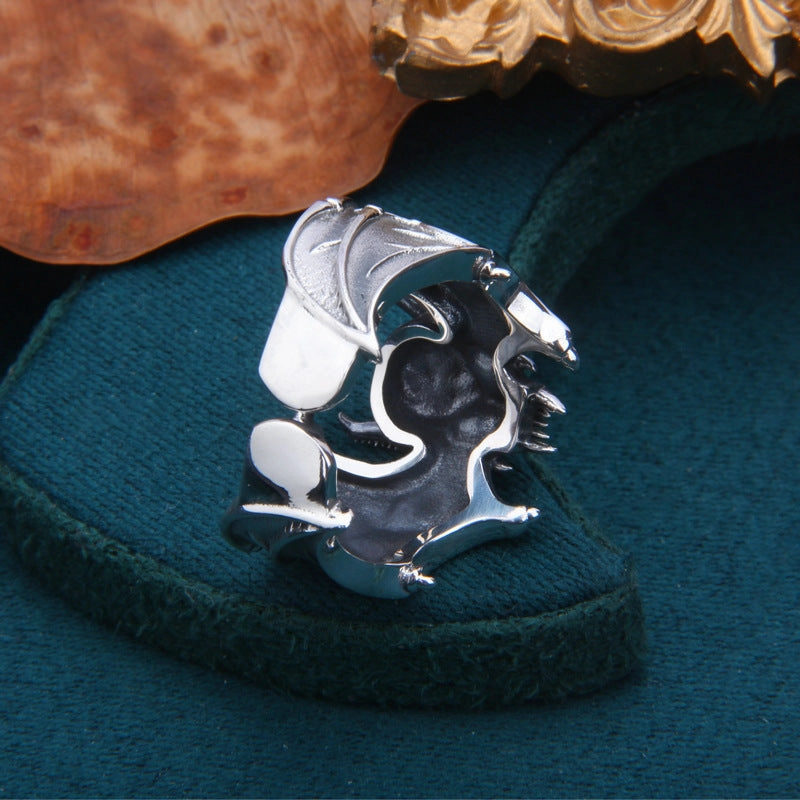 Wholesale Vintage Skull Bat Ring