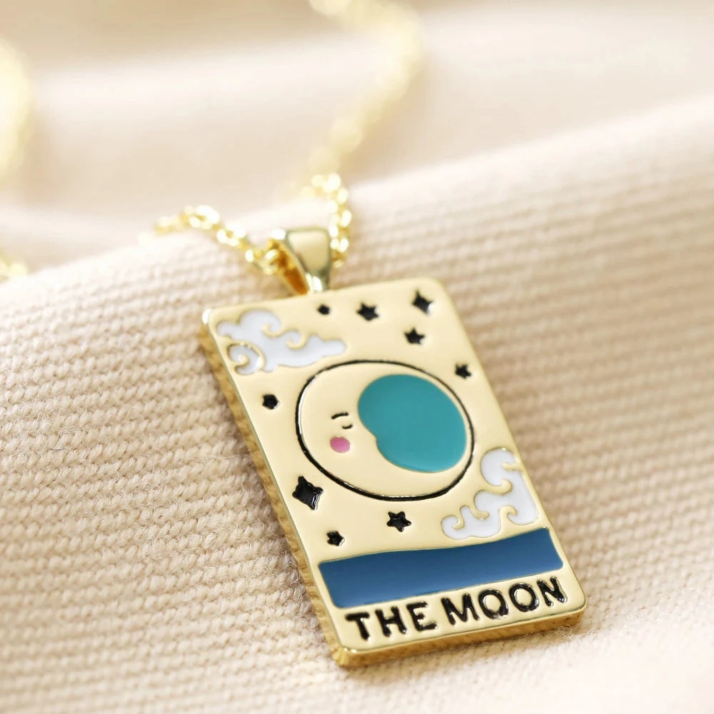 Wholesale Vintage Star Sun Moon Gold Plated Necklace