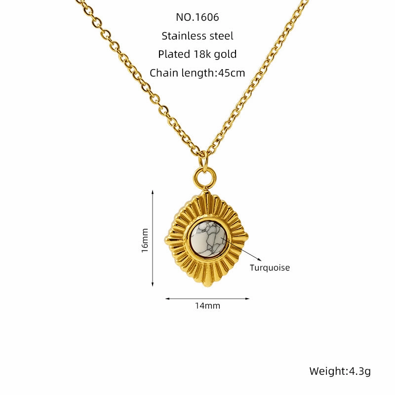 Wholesale Vintage turquoise clavicle necklace