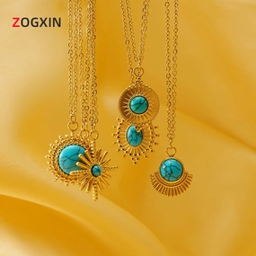 Wholesale Vintage turquoise clavicle necklace