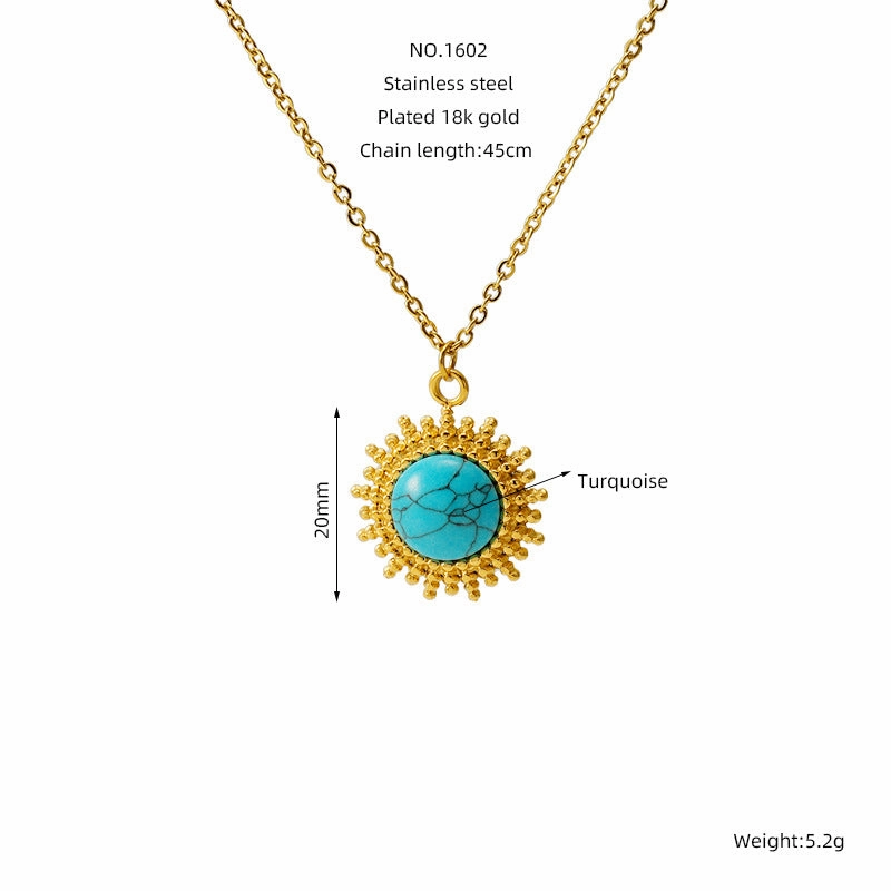 Wholesale Vintage turquoise clavicle necklace