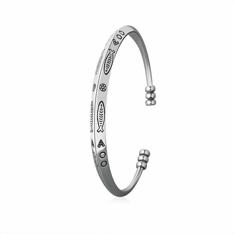 Wholesale Vintage Viking Pattern Adjustable Men's Bracelet
