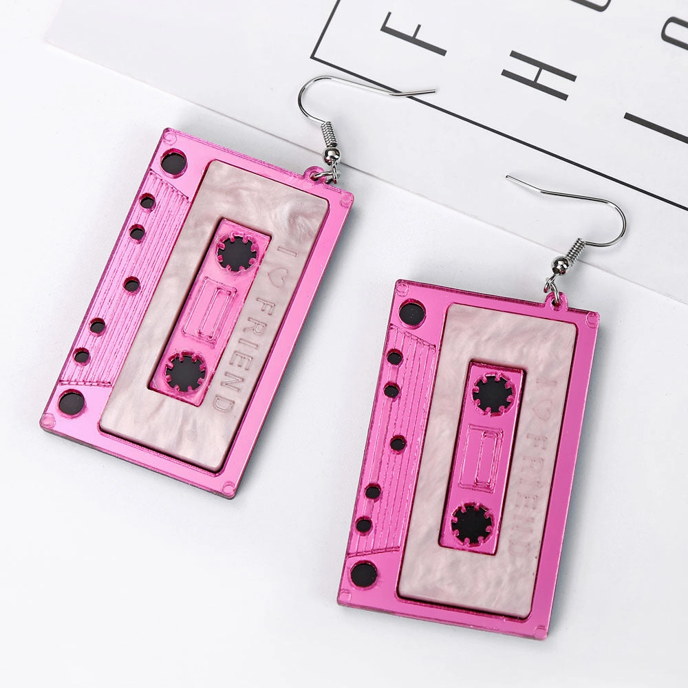 Wholesale Vinyl Round Acrylic Ear Studs