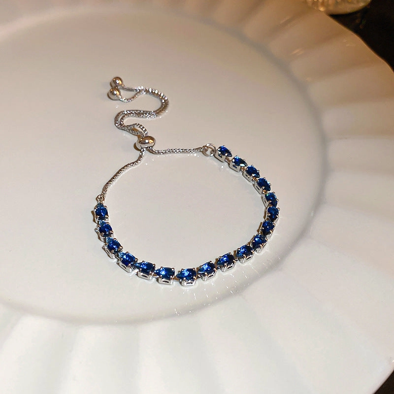 Wholesale Water Drop Zircon Pull-out Bracelet