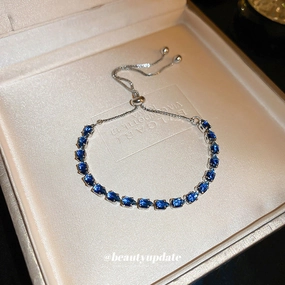 Wholesale Water Drop Zircon Pull-out Bracelet