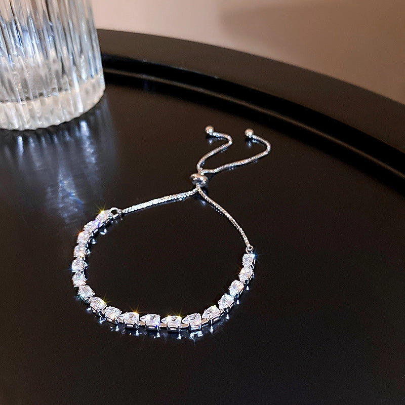 Wholesale Water Drop Zircon Pull-out Bracelet