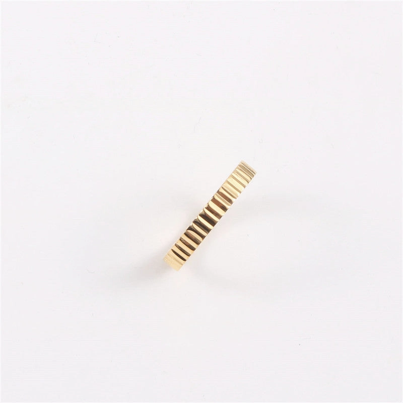 Wholesale Wave Gold Plated Titanium Rings