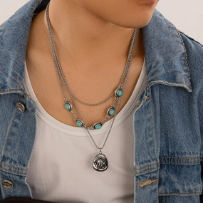 Wholesale Western cowboy hat necklace