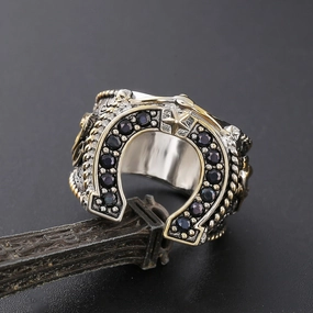 Wholesale Western Spirit Horseshoe Ring