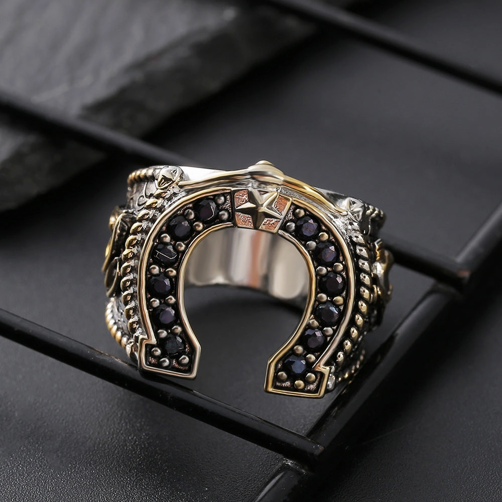 Wholesale Western Spirit Horseshoe Ring