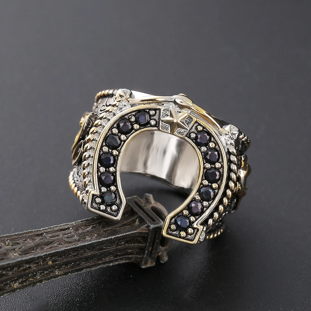 Wholesale Western Spirit Horseshoe Ring