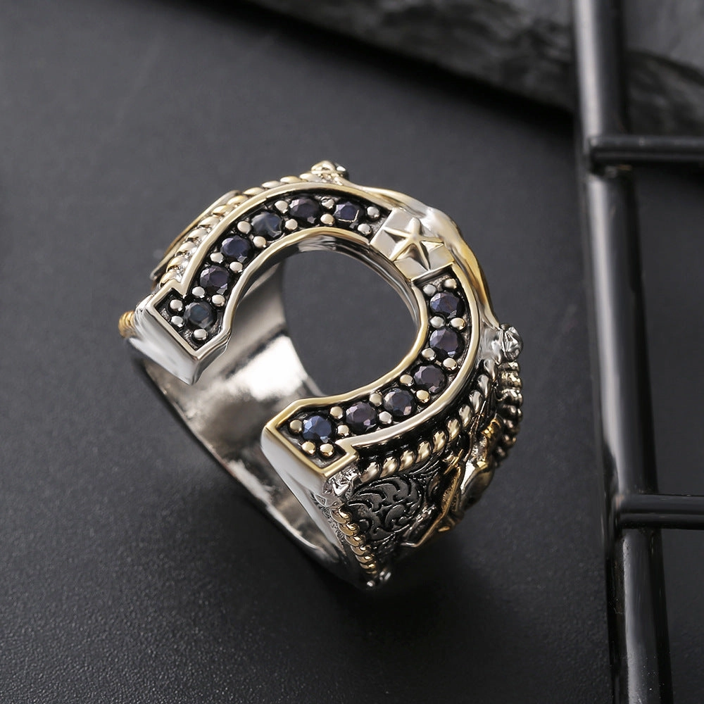 Wholesale Western Spirit Horseshoe Ring