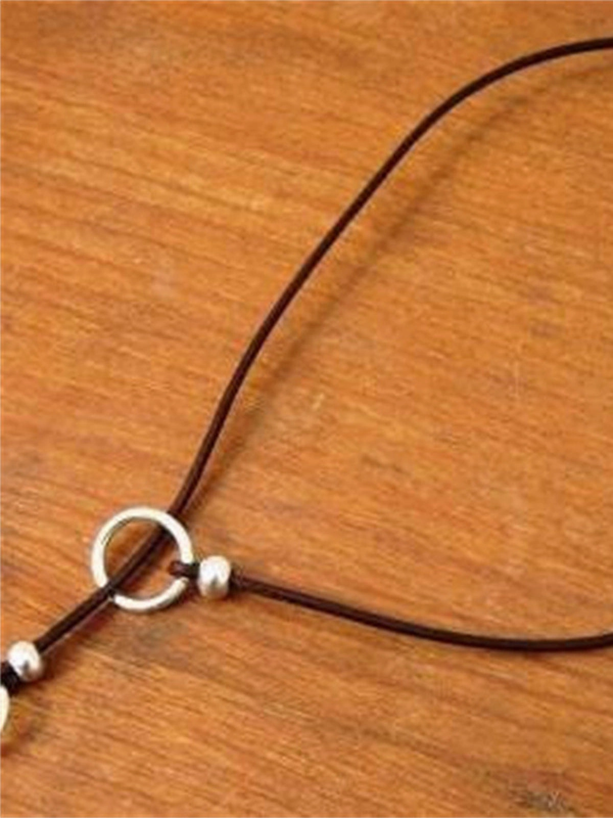 Wholesale Western Vintage Leather Beaded Necklace