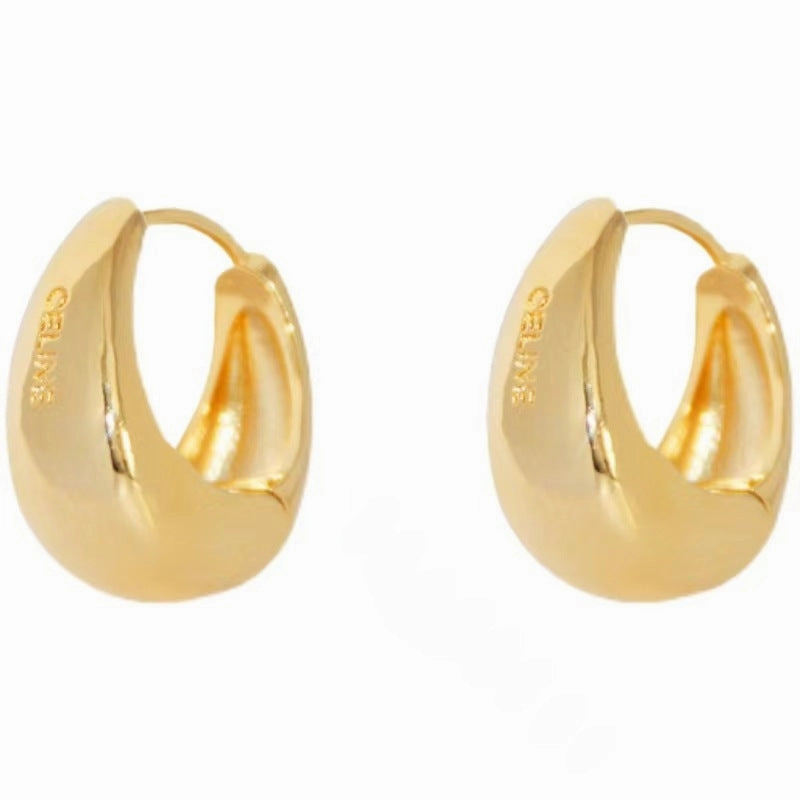 Wholesale wholesale CELI metal brass gold-plated cold style high quality earrings