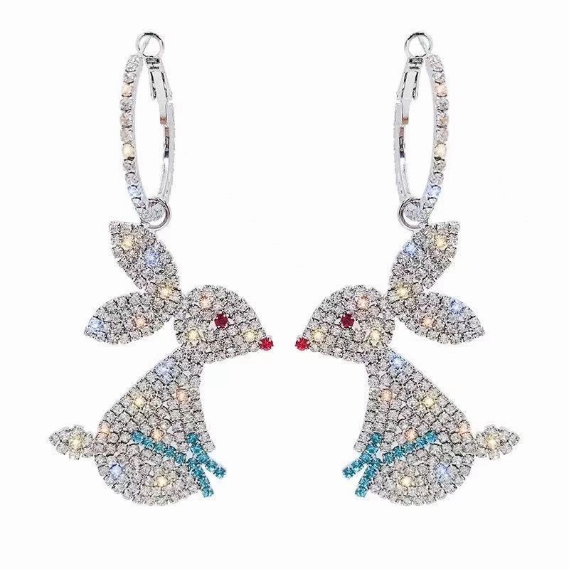 Wholesale Wholesale rabbit clip earrings