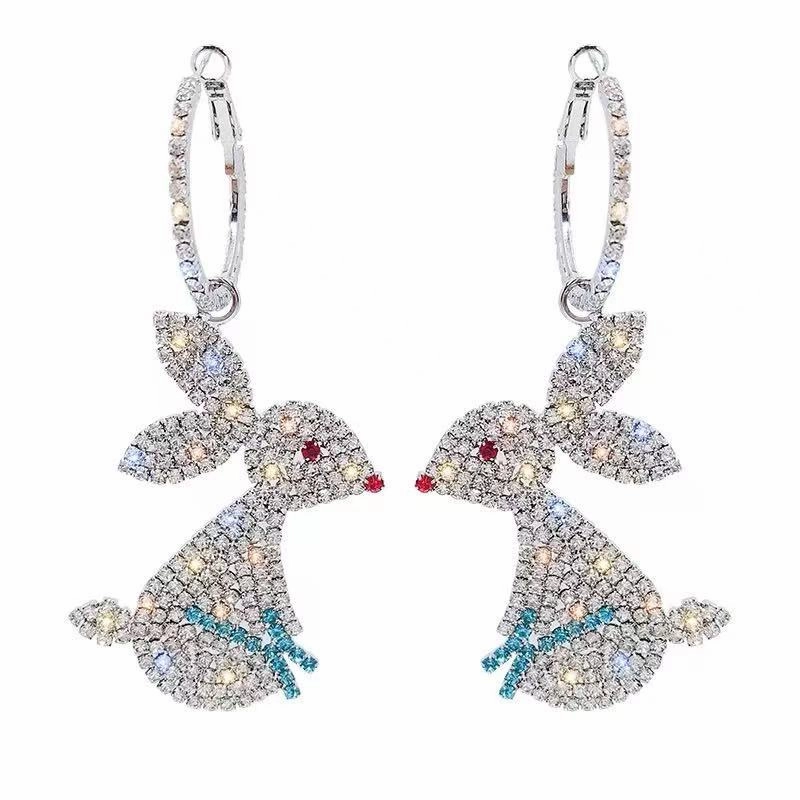 Wholesale Wholesale rabbit clip earrings