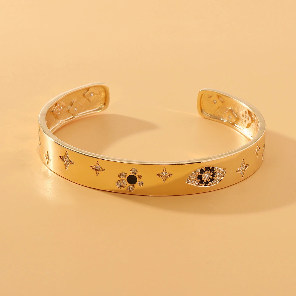 Wholesale Wide Version Devil Eye Opening Bracelet