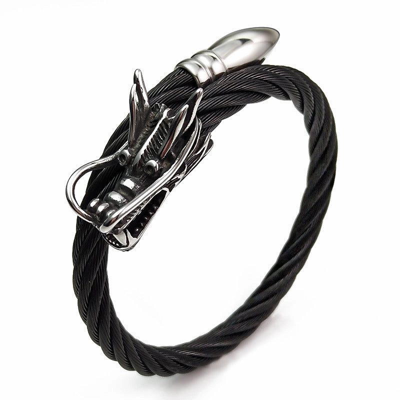 Wholesale Wire Rope Faucet Stainless Steel Bracelet