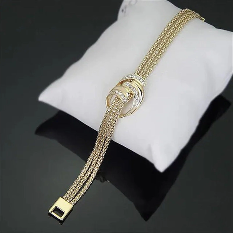 Wholesale Women's Square Crystal Zircon Necklace