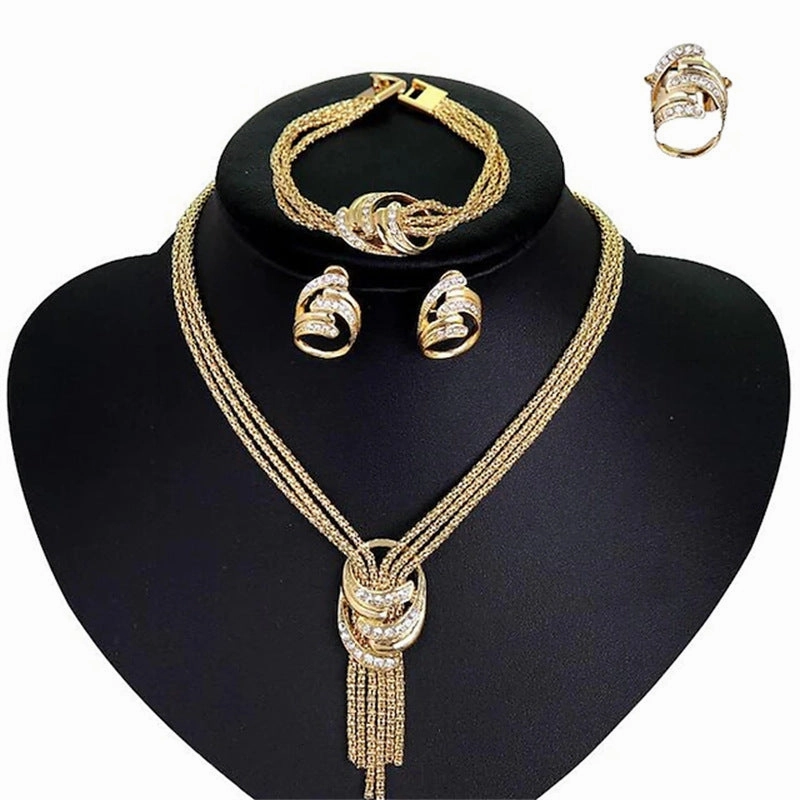 Wholesale Women's Square Crystal Zircon Necklace