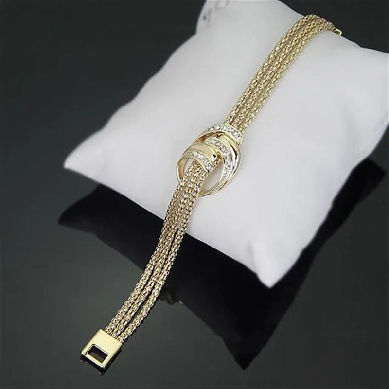 Wholesale Women's Square Crystal Zircon Necklace