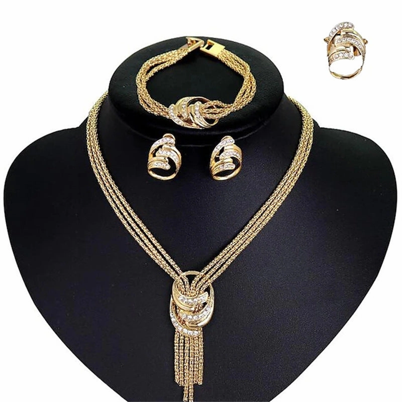 Wholesale Women's Square Crystal Zircon Necklace