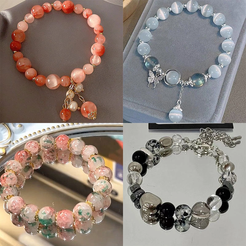 Wholesale Zircon Crystal Cat Eye Bracelet