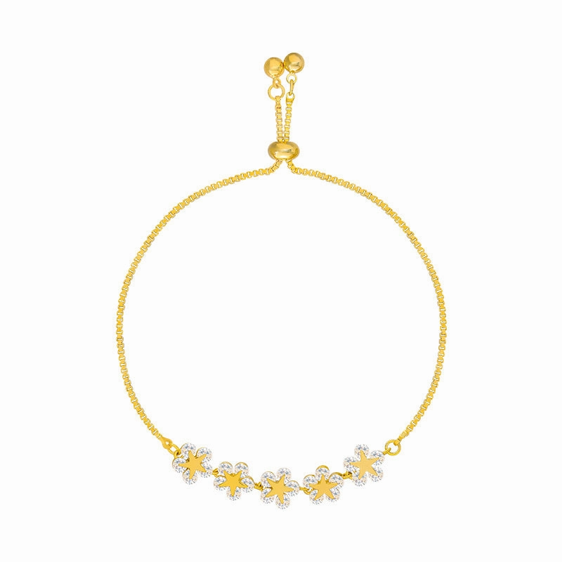 Wholesale Zircon Flower Bracelet