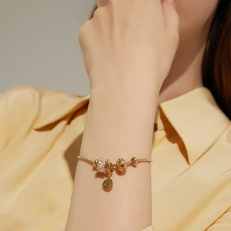 Wholesale Zircon Flower Bracelet