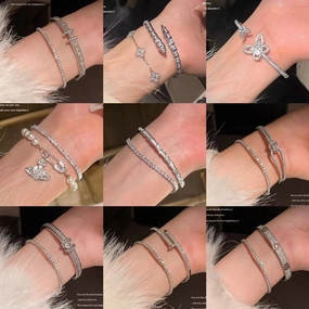 Wholesale Zircon Geometric Bracelet