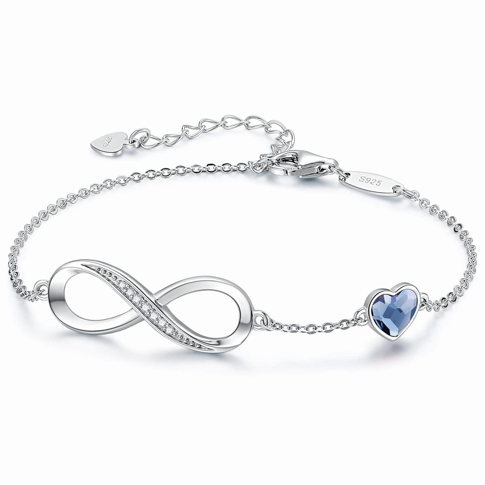 Wholesale Zircon Love Eternity Bracelet