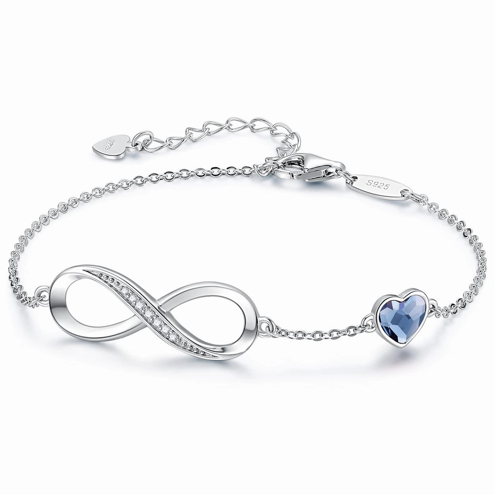 Wholesale Zircon Love Eternity Bracelet