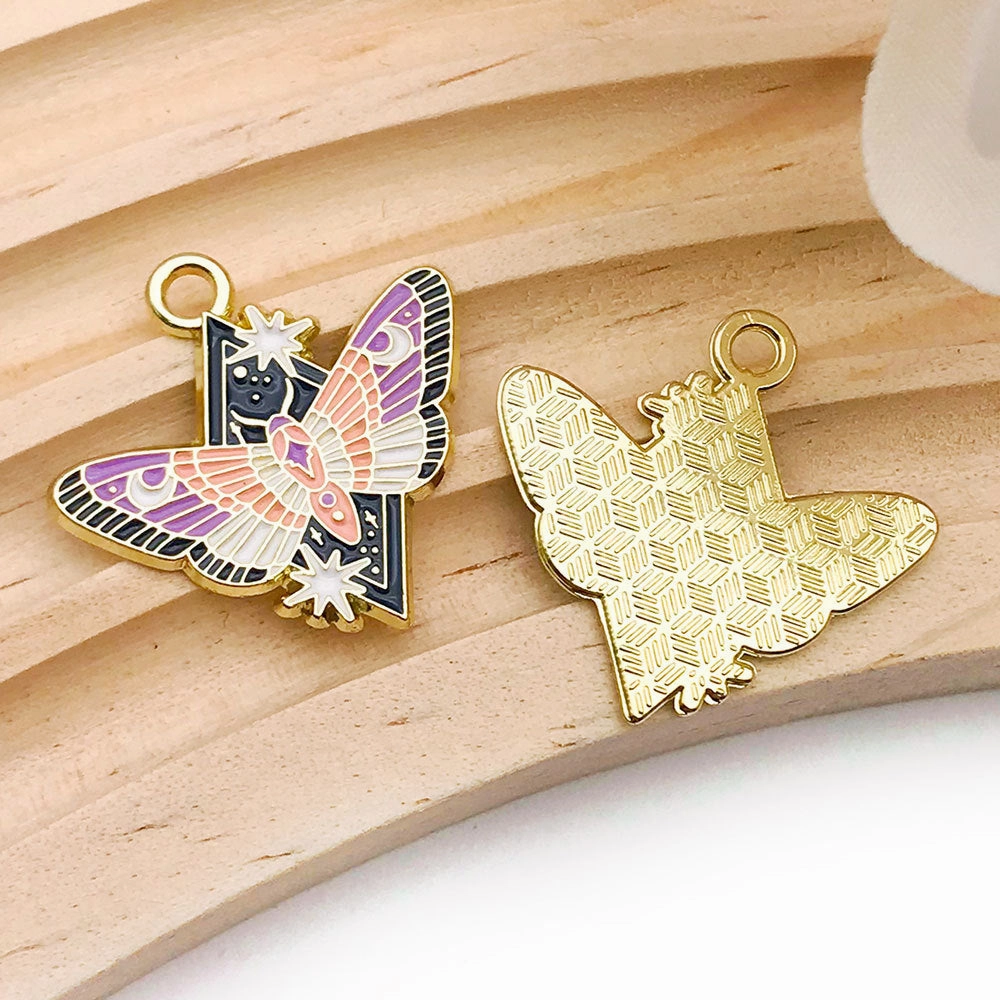 WWholesale Insect Butterfly Moth DIY Necklace Pendant Accessories